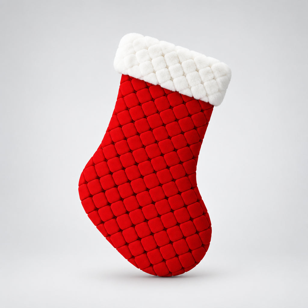 Flexi Weihnachtsstrumpf aus dem 3D-Drucker