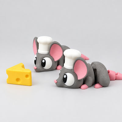 Chef Maus – flexible 3D-Figur
