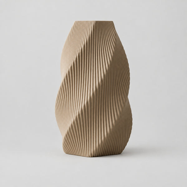 Spiral Vase – 3D-gedruckte Designvase