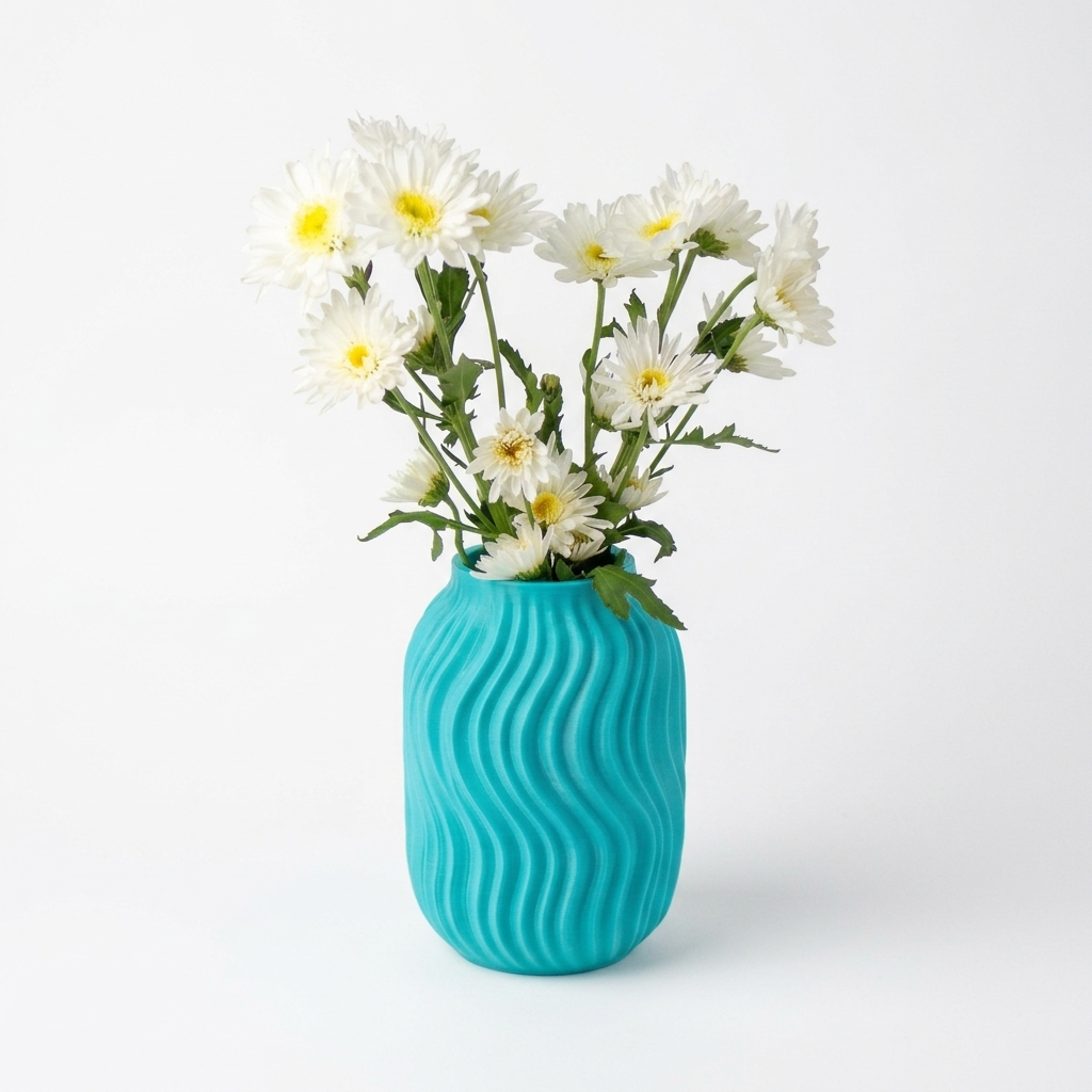 Wave Vase – 3D-gedruckte Designvase