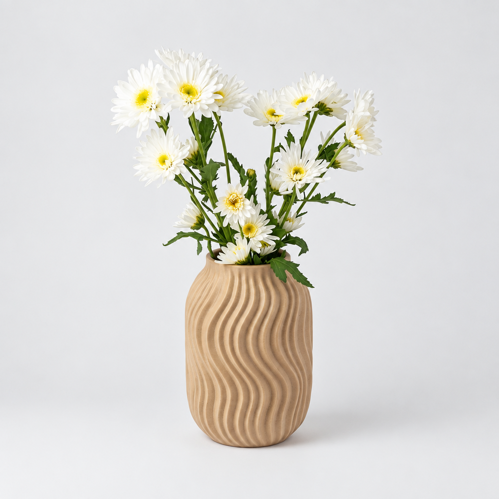 Wave Vase – 3D-gedruckte Designvase