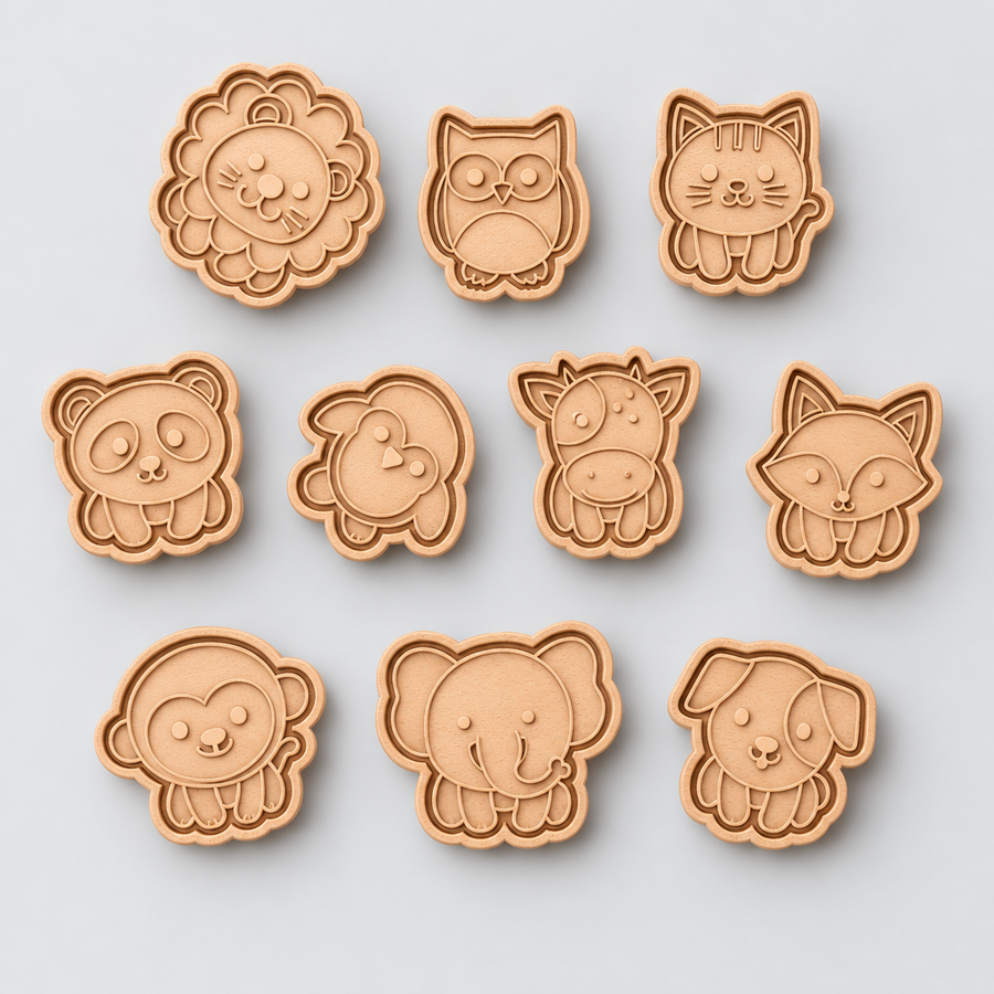 Tier Cookie Cutter – 3D-gedruckter Tierausstecher
