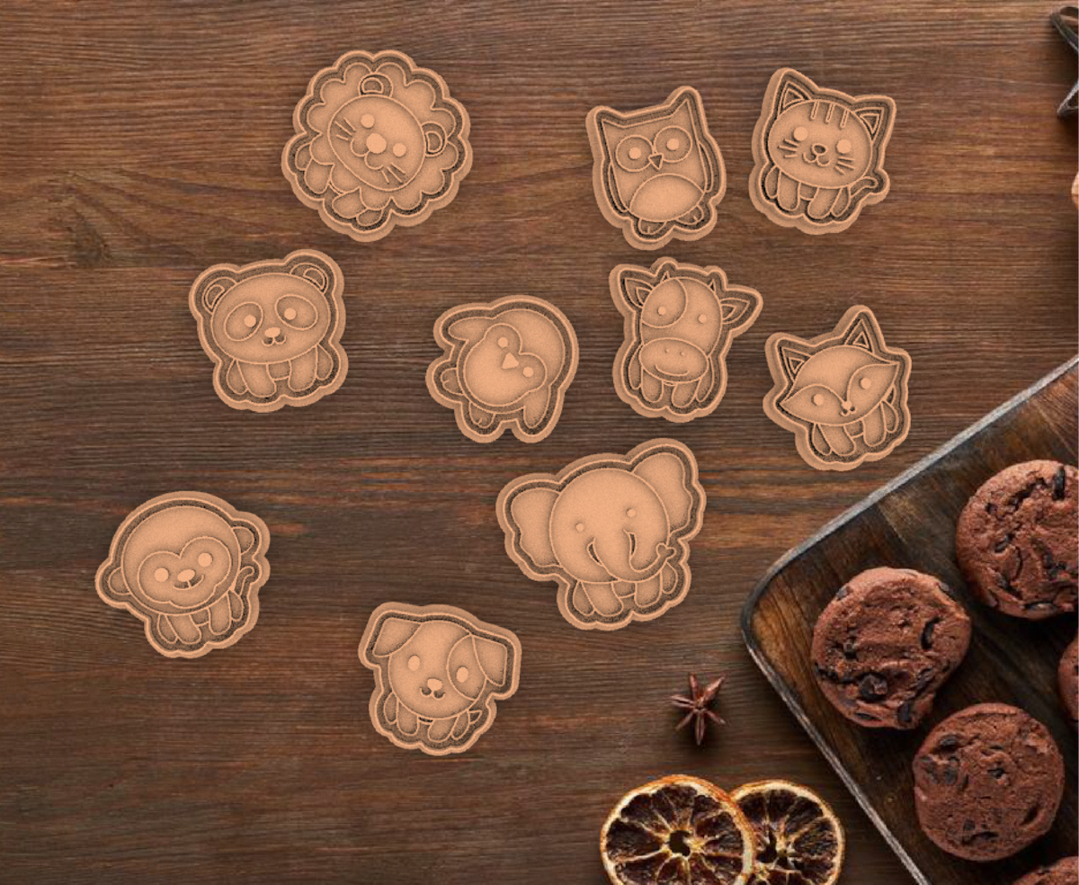 Tier Cookie Cutter – 3D-gedruckter Tierausstecher