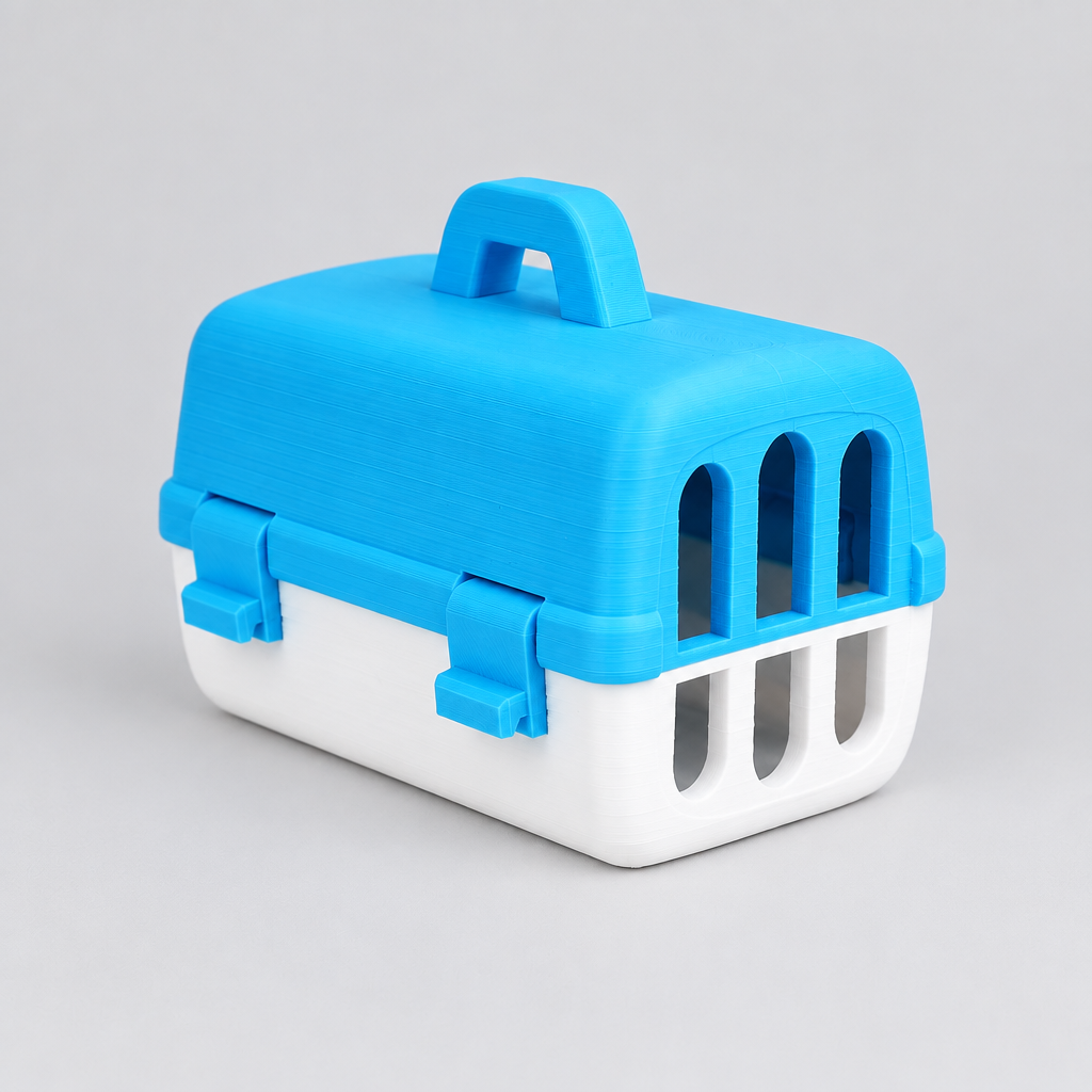 Pet Carrier – 3D-gedruckter Miniatur-Tierträger